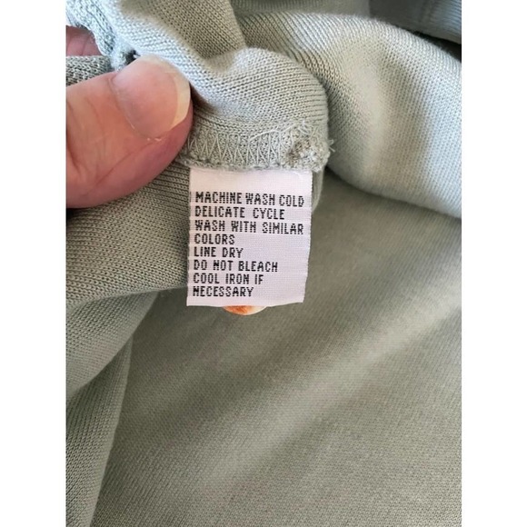 Tommy Bahama Women's Silk Blend Hooded Sweater & Pants Set Size M Green - Picture 13 of 13